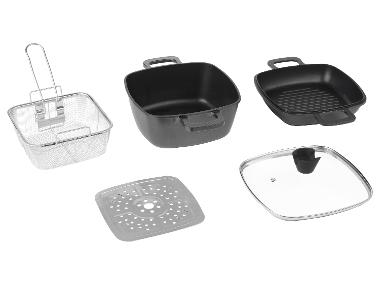 SILVERCREST® Aluguss-Multifunktions-Set, 5-teilig