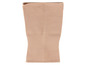 Beige Kniebandage zur Unterstützung.