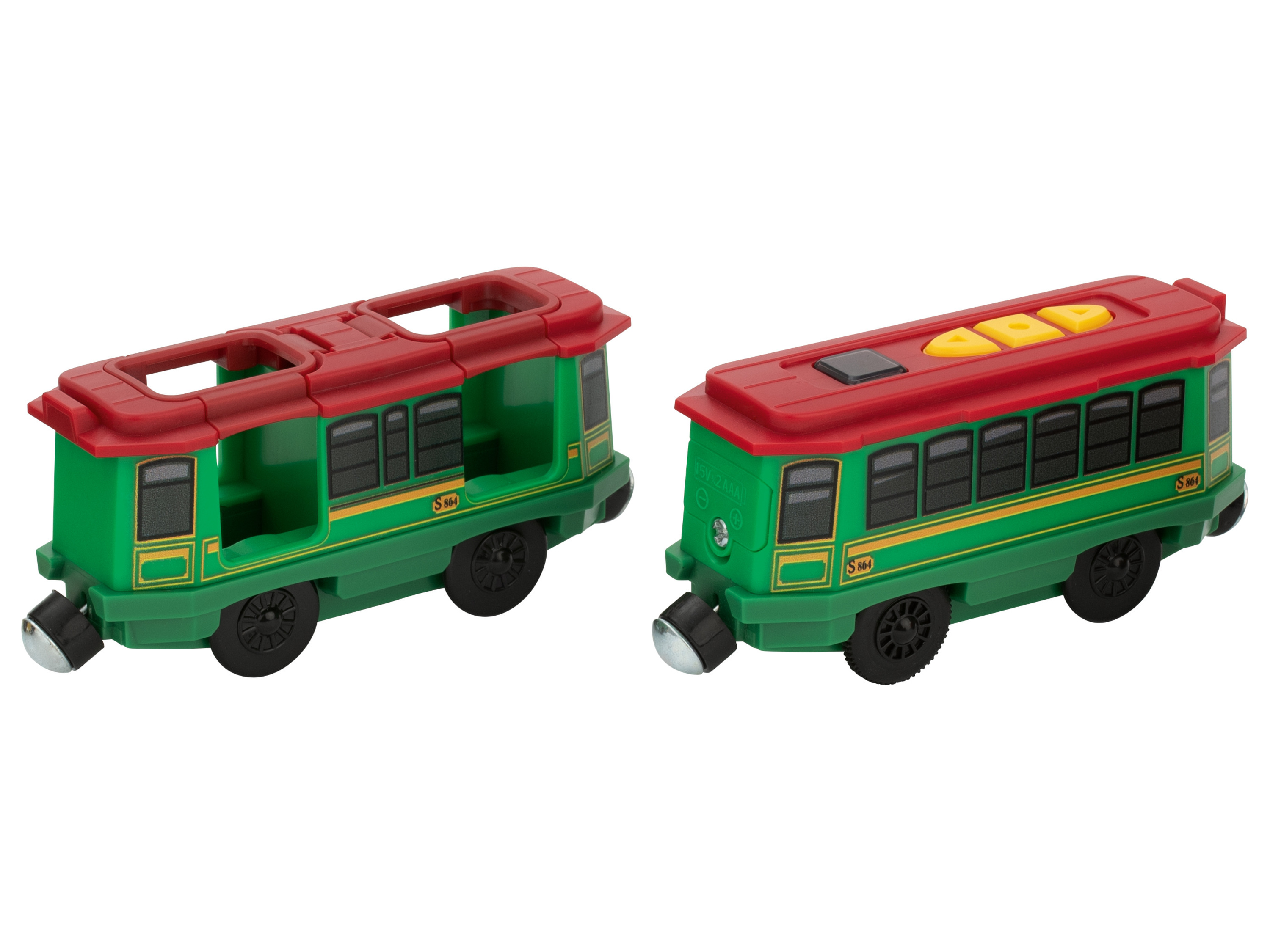 Thumbnail - lupilu® Personenzug / Transportlok / Straßenbahn (Straßenbahn)