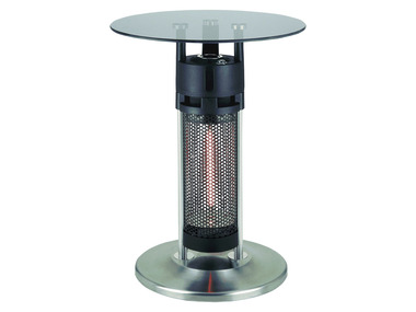 tepro - Stand Heizstrahler »Monterey«, 1200 W, mit Glastisch