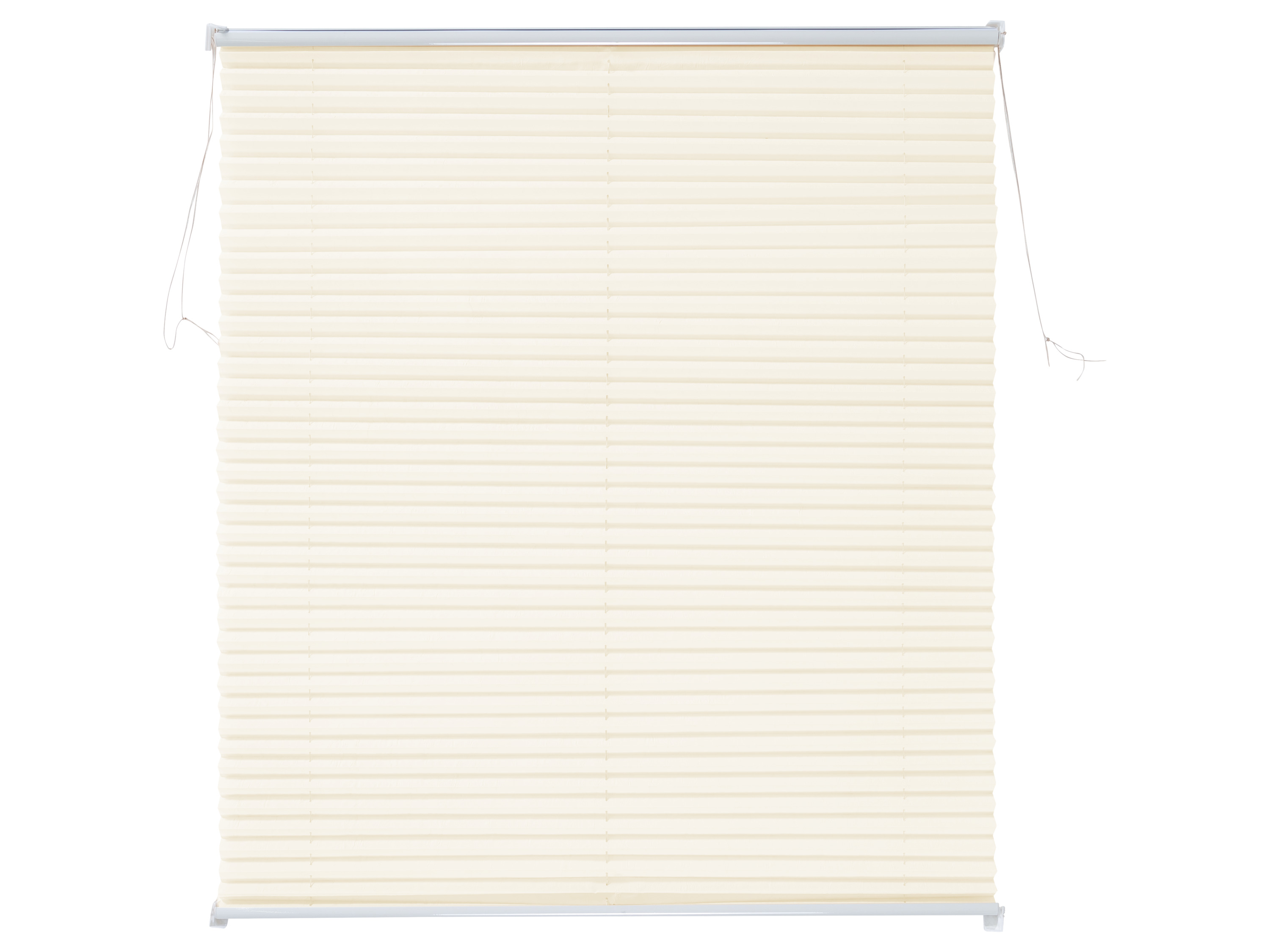 LIVARNO home Plissee Rollo für Fenster 85 x 130 cm (Creme)““ | Bedienschienen: Aluminium Maße: ca. 85 x 130 cm Stoffmaße: – Lieferumfang: 1x Plissee-Rollo, inkl. Montagematerial, -anleitung und Anleitung zum Kürzen per Video““