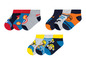 Socken mit Avengers-, Jurassic World- und Paw Patrol-Motiven.