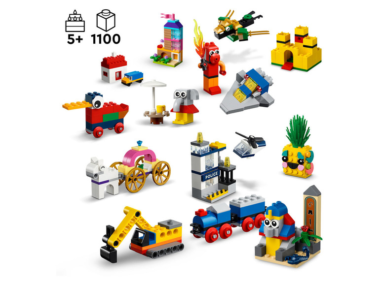 Gehe zu Vollbildansicht: LEGO® Classic 11021 »90 Jahre Spielspaß« - Bild 3