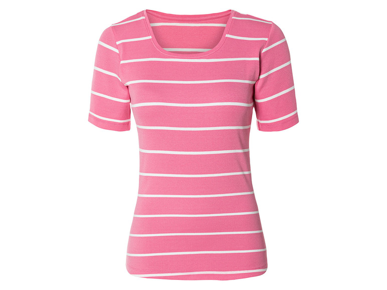 Gehe zu Vollbildansicht: esmara® Damen Umstands-T-Shirts, 2 Stück, in modischer Ripp-Qualität - Bild 23
