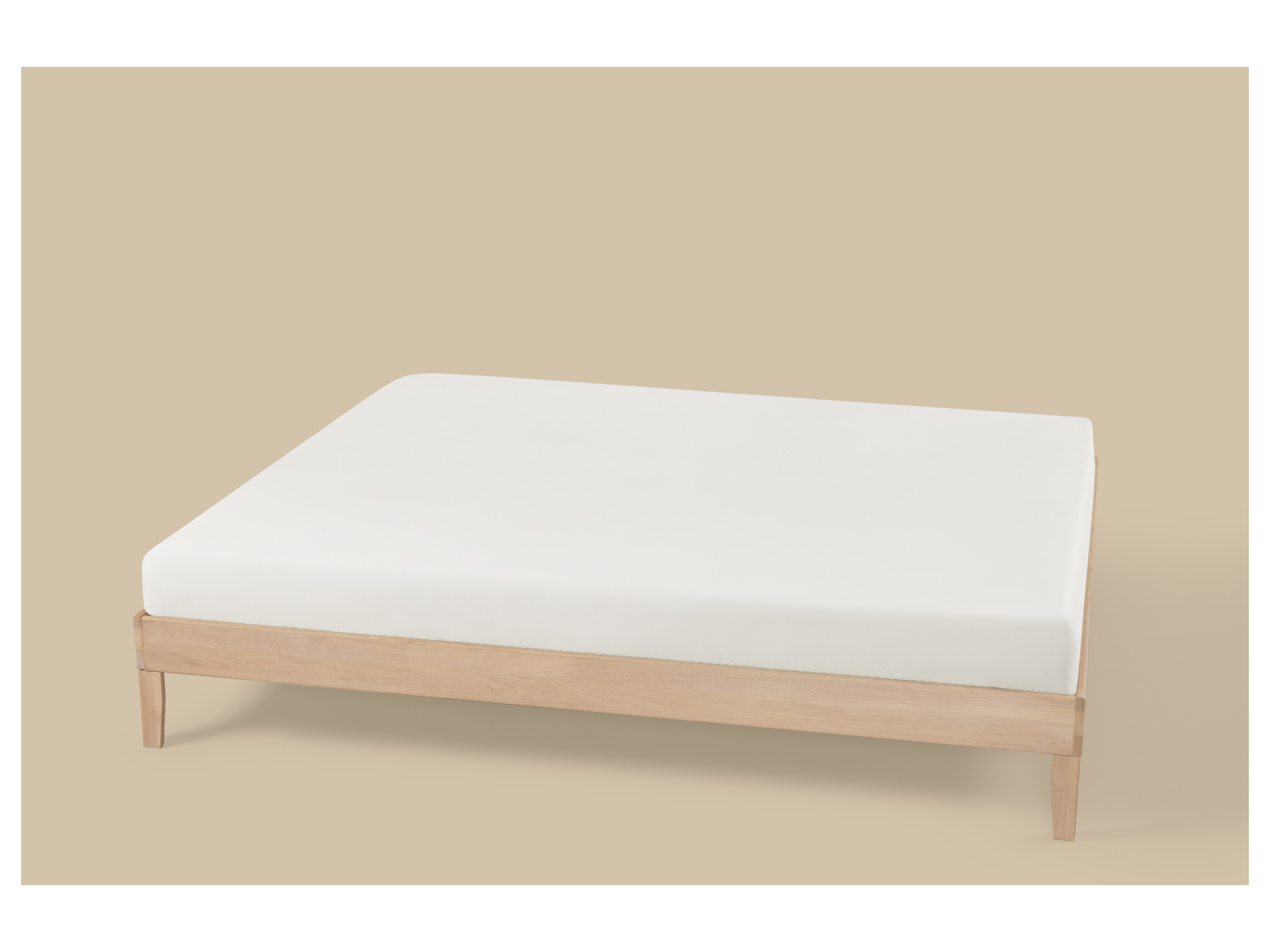 LIVARNO® Feinbiber-Spannbettlaken, 180-200 x 200 cm (Weiß) – Bild 3 von 4