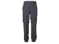 Dunkelgraue Herren-Sporthose mit Taschen und elastischen Knöchelbündchen.