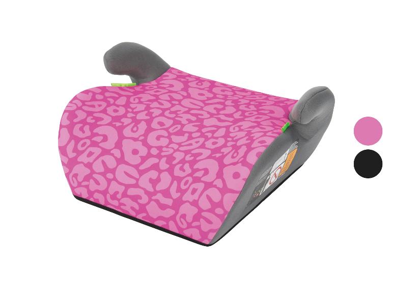 Rosa Sitzerhöhung mit Leopardenmuster und schwarzer Option