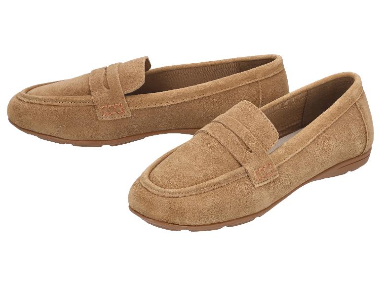 Braune Wildleder-Loafer