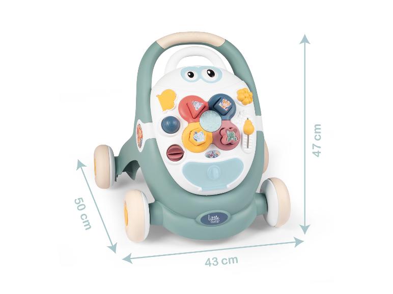Smoby Little Smoby Lauflernwagen mit Aktivitätsboard, 50x43x47 cm