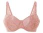 Puderrosa Spitze-BH.