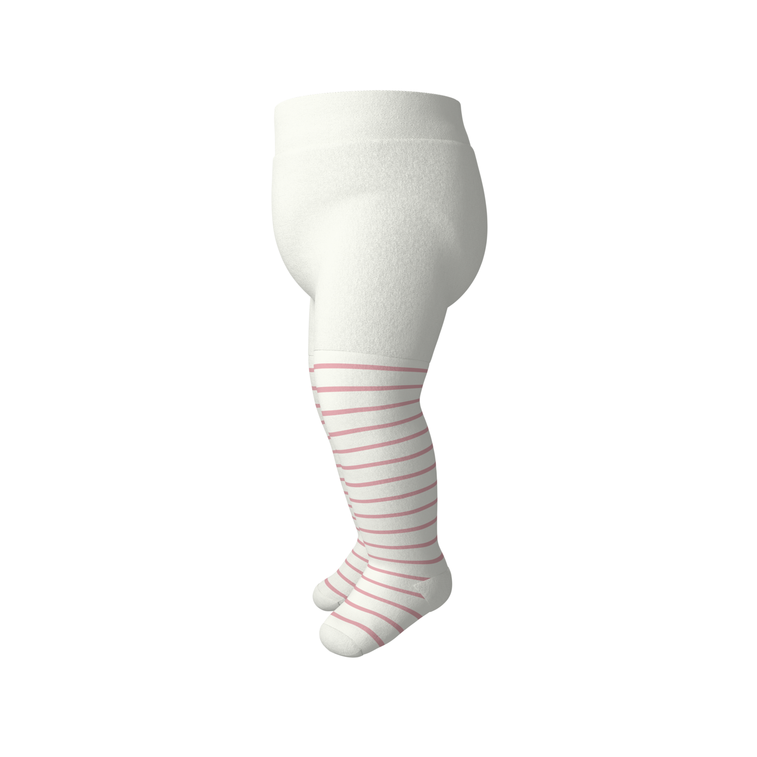 LUPILU® Baby Mädchen Strumpfhose Vollfrottee Thermo, 2 Stück (weiß/beige, 86/92) – Bild 4 von 4