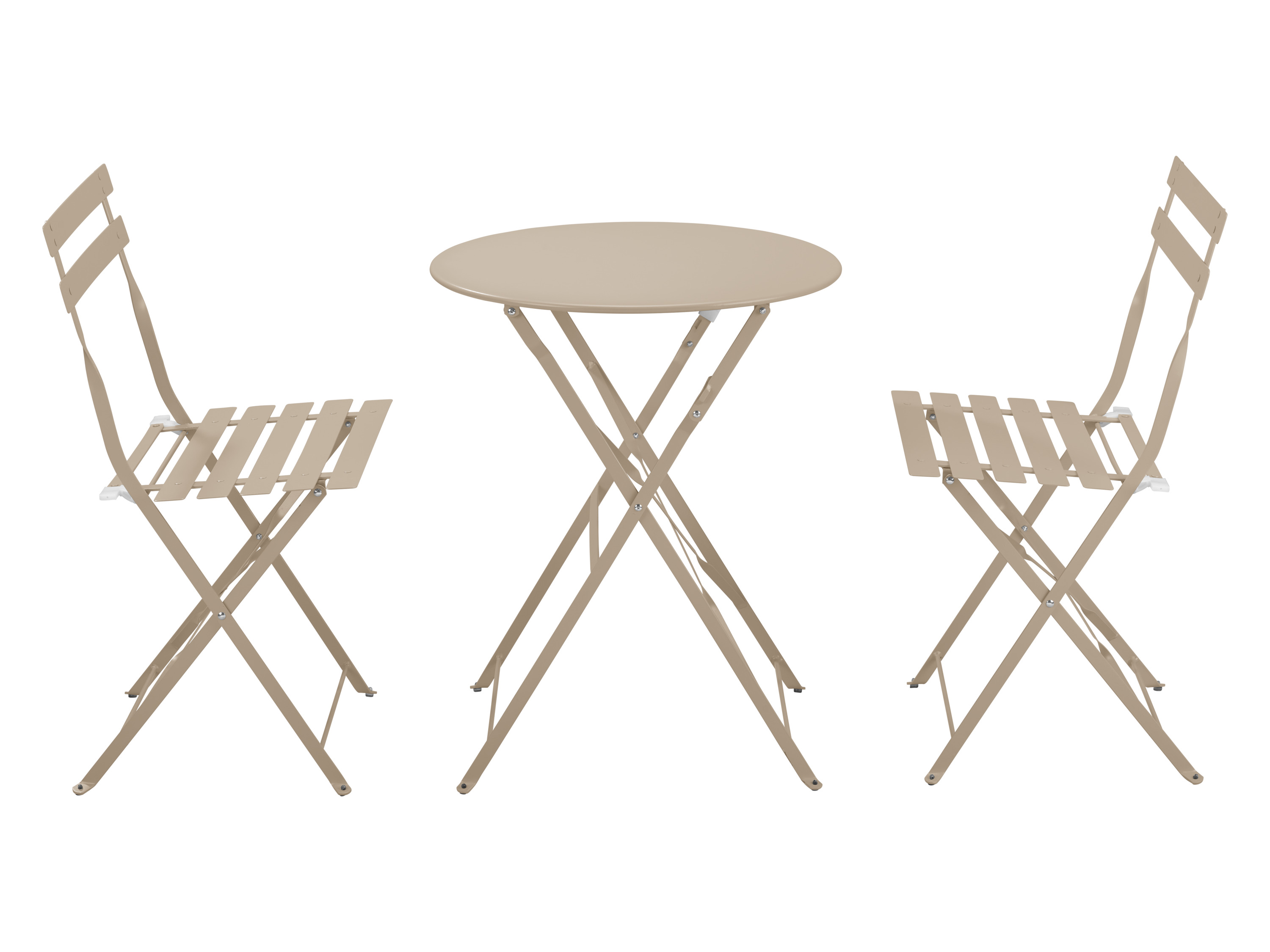 Thumbnail - LIVARNO® Bistroset Metall 3tlg. anthrazit (Beige)