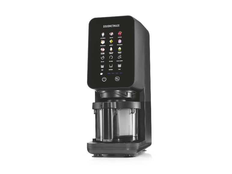 Eismaschine mit Touchscreen, die Eis, Sorbet, Milchshakes und andere gefrorene Desserts anbietet.