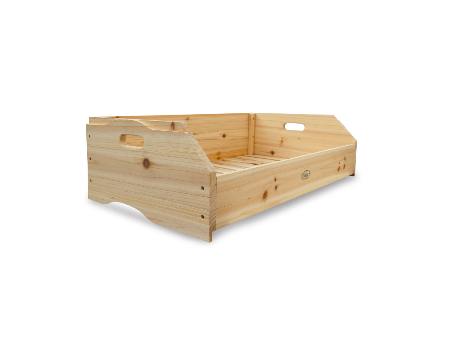 Große Obstkiste, 41 Liter, aus Holz, 54 × 38,5 × 23 cm - Sichtlagerkä, 20,23 Große Obstkiste, 41 Liter, aus Holz, 54 × 38,5 × 23 cm - Sichtlagerkä, 20,23