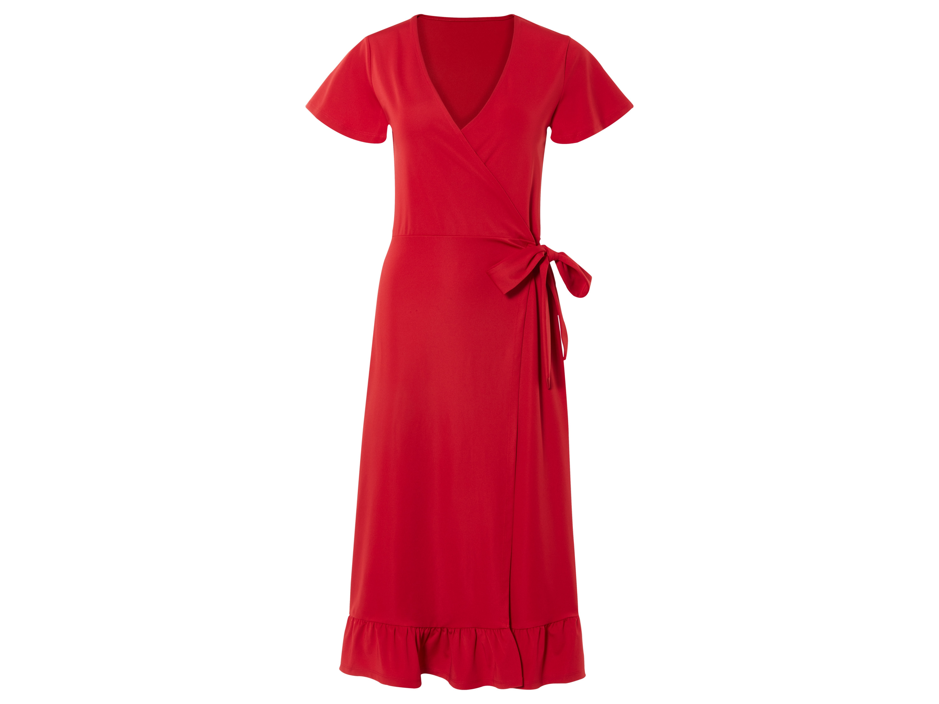 esmara® Damen Wickelkleid (Rot, L)““ | 04052916115015