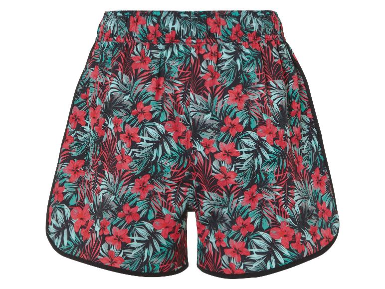 Sommer Shorts mit tropischem Blumendruck.