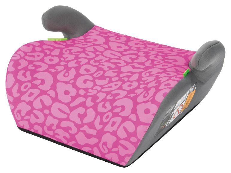 Kindersitzerhöhung in Pink mit Leopardenmuster