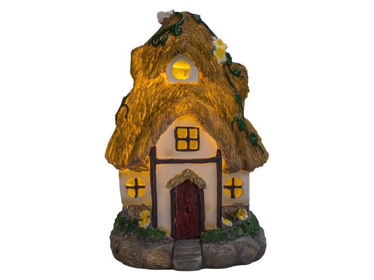 Gehe zu Vollbildansicht: LIVARNO home Dekofiguren-Haus, mit LED-Beleuchtung, Solar - Bild 12