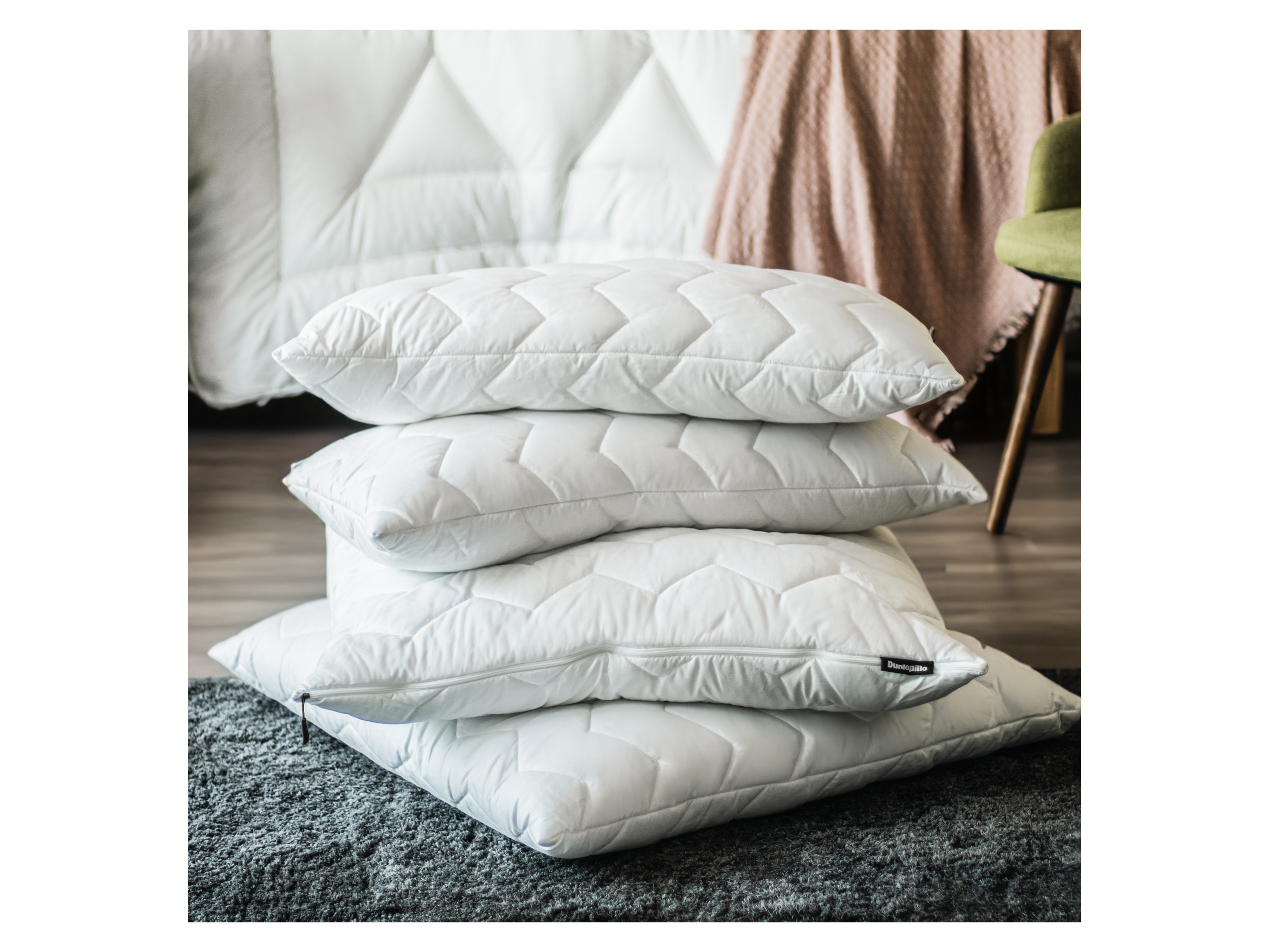 Thumbnail - Dunlopillo Premium Kopfkissen »Life«, 70 x 90 cm (40 x 80 cm)