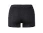 Schwarze Herren-Boxershorts aus Baumwolle, Rückansicht.