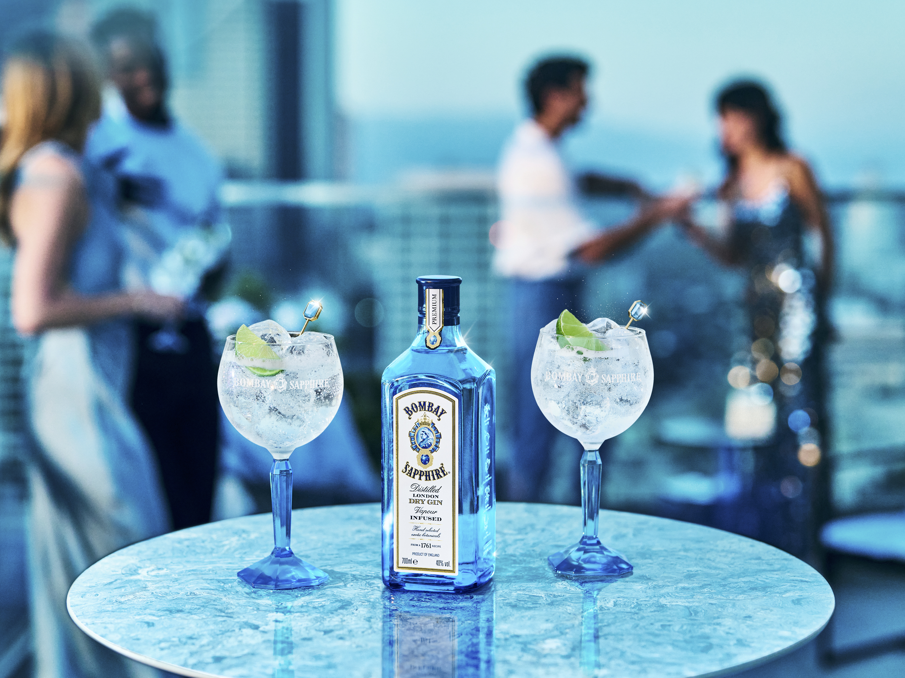 Thumbnail - BOMBAY Sapphire London Dry Gin 40% Vol""