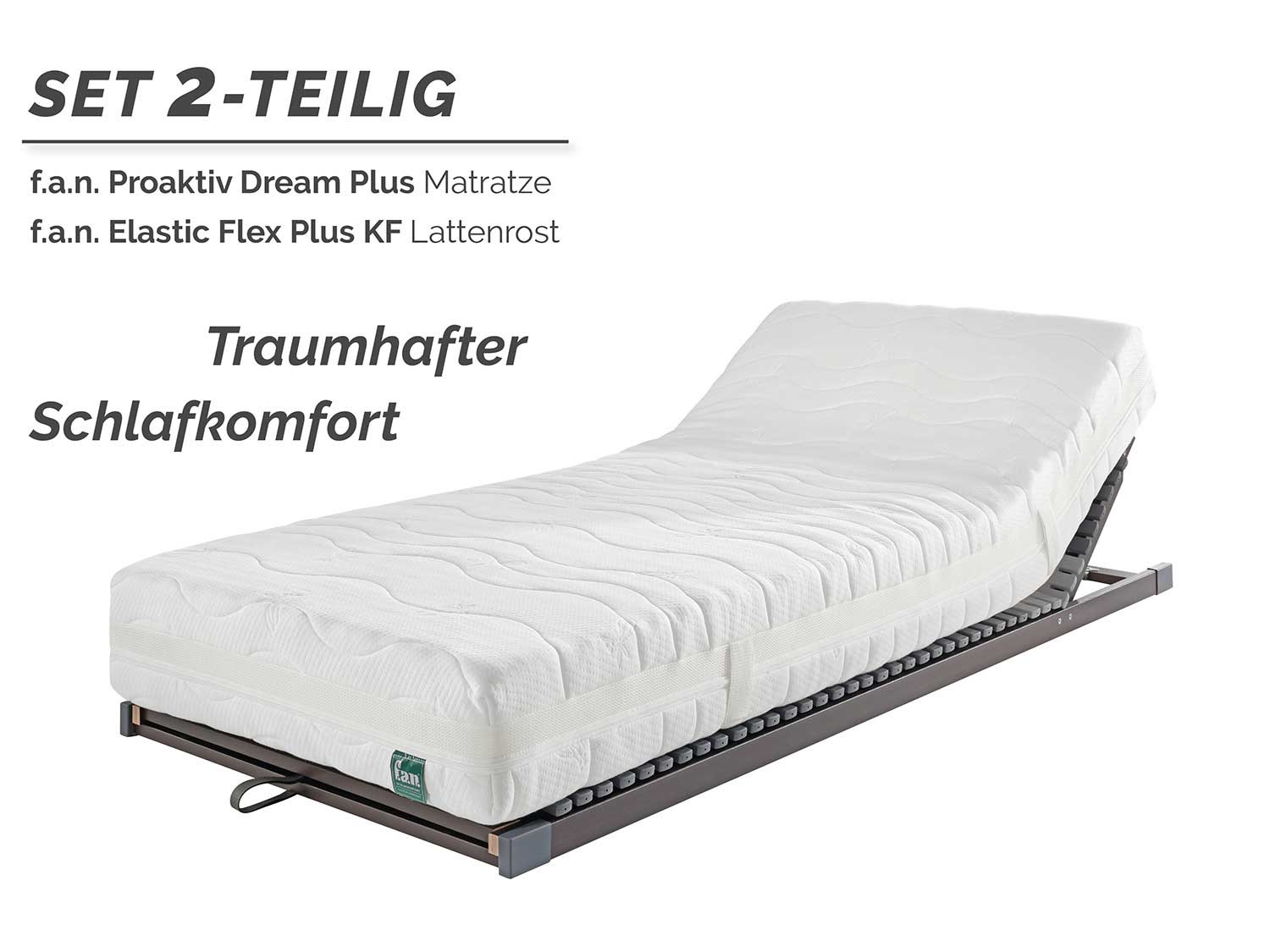 f.a.n. Set aus Matratze »Proaktiv Dream Plus« und Latt…