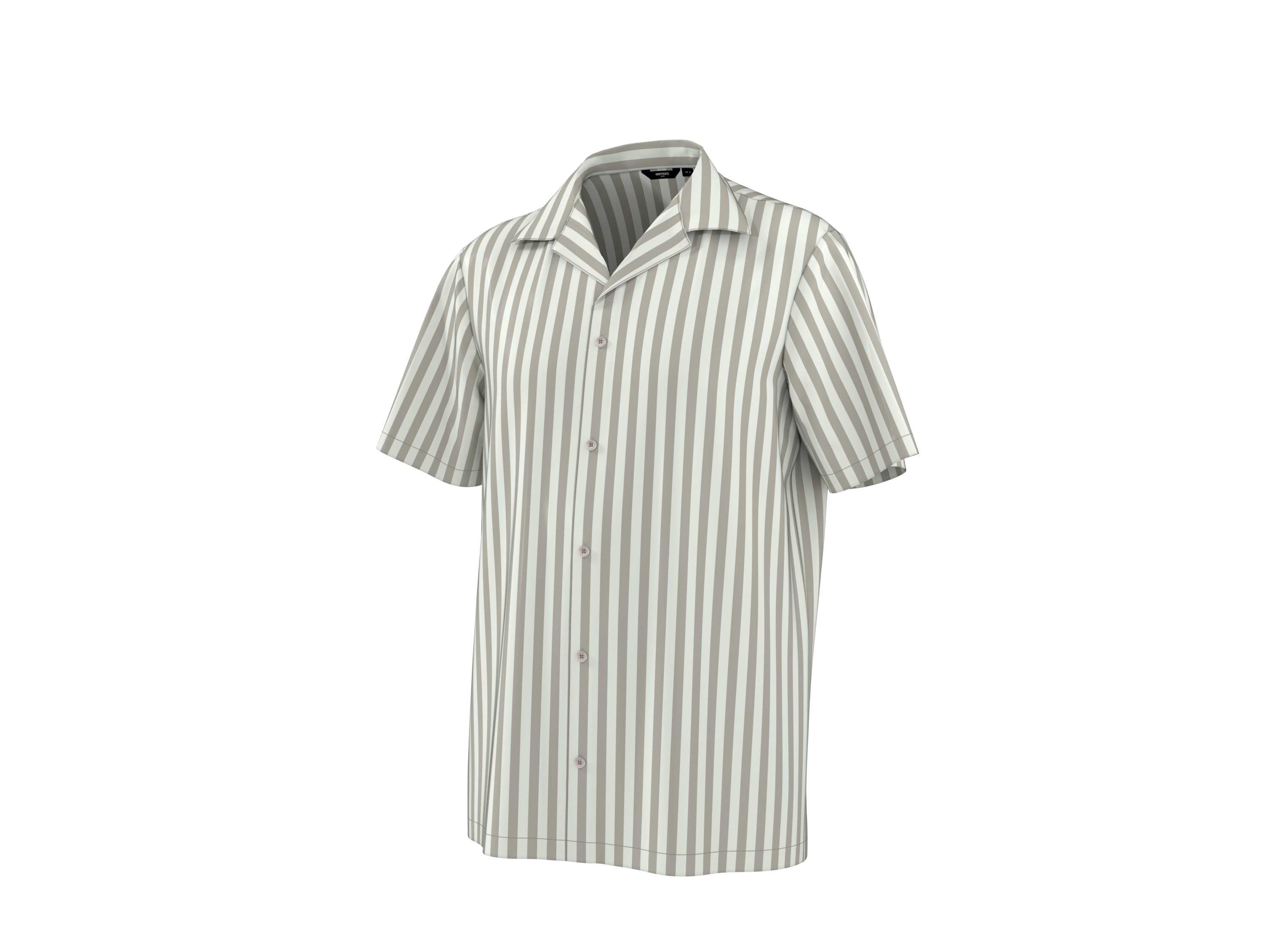 ESMARA MEN Herren Hemd mit Leinen (Streifen, L(41/42)) – Bild 4 von 4
