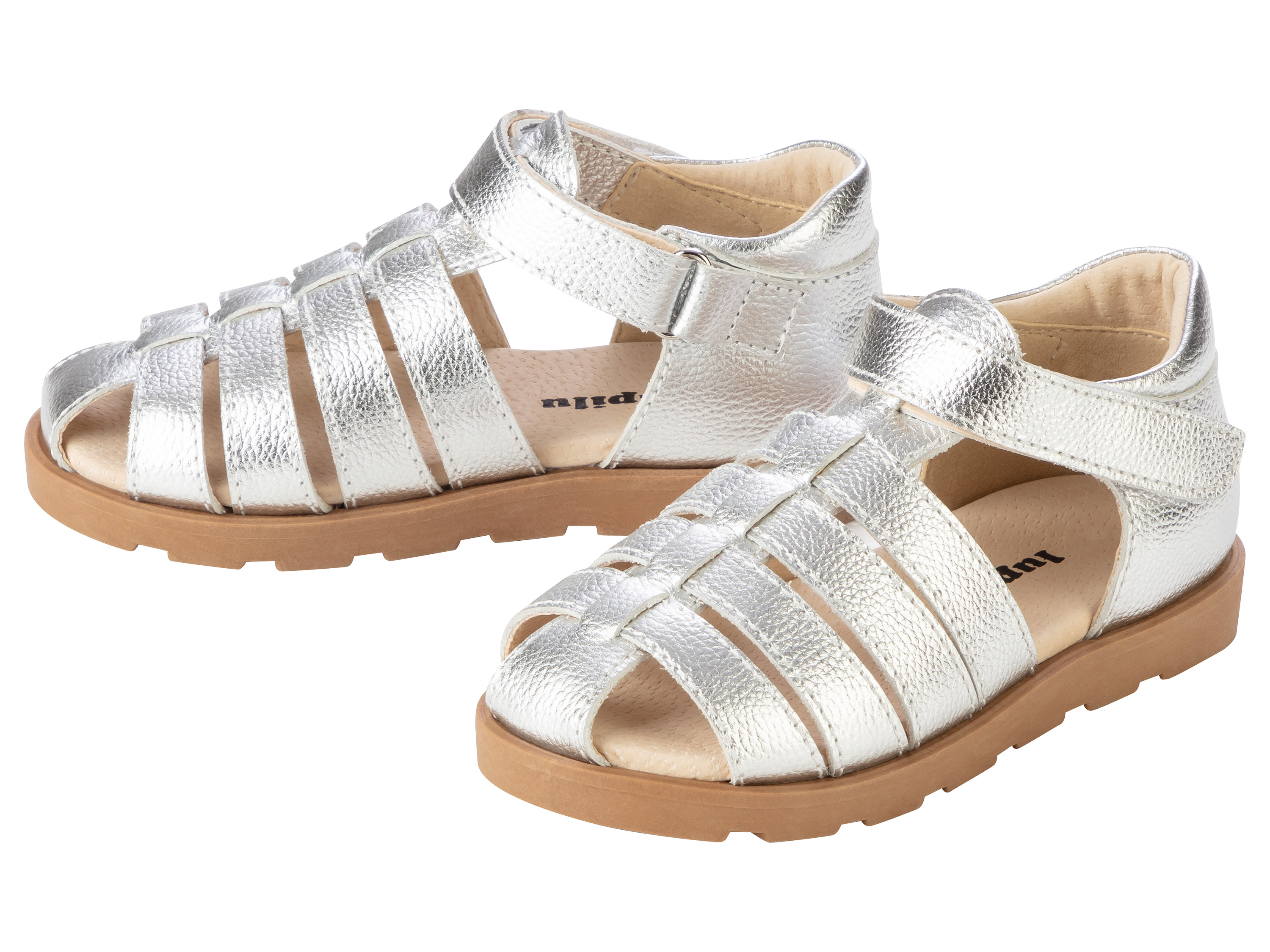 lupilu® Kleinkinder Sandalen (Silber, 30) | 04335633087583