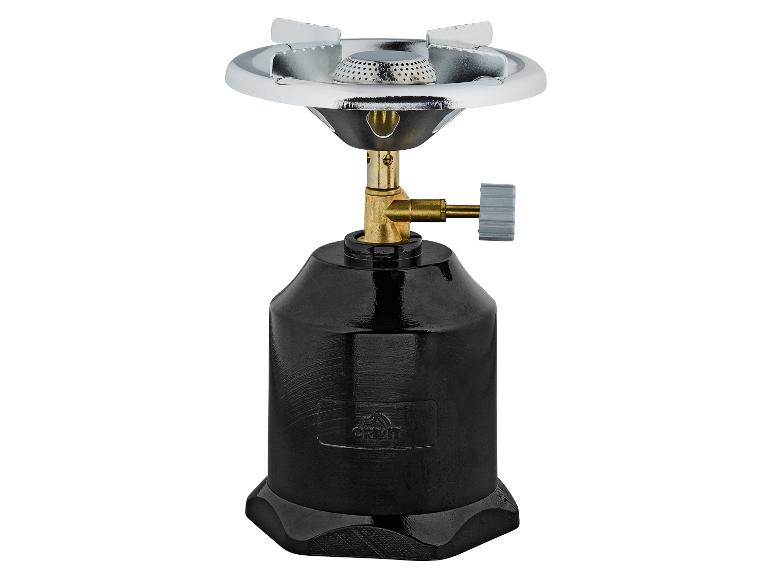 Crivit Campingkocher: Brenner und Tank.