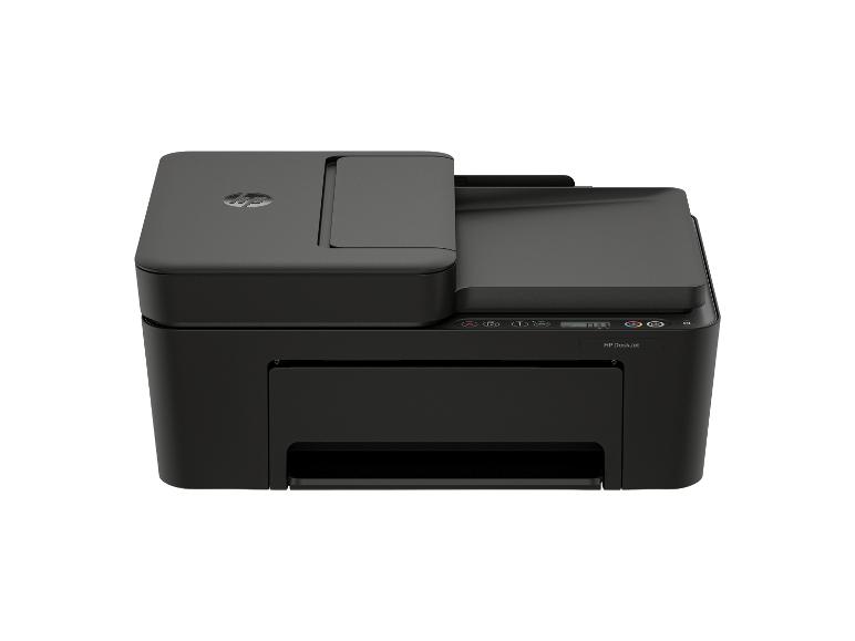 Schwarzer Multifunktionsdrucker mit Dokumenteneinzug und Bedienfeld