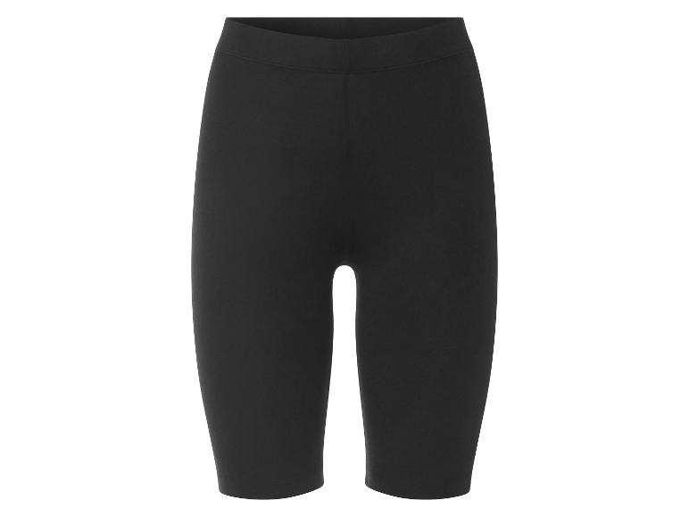 Schwarze Radlerhose.