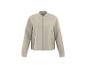 Beige Bomberjacke mit Reißverschluss und Seitentaschen