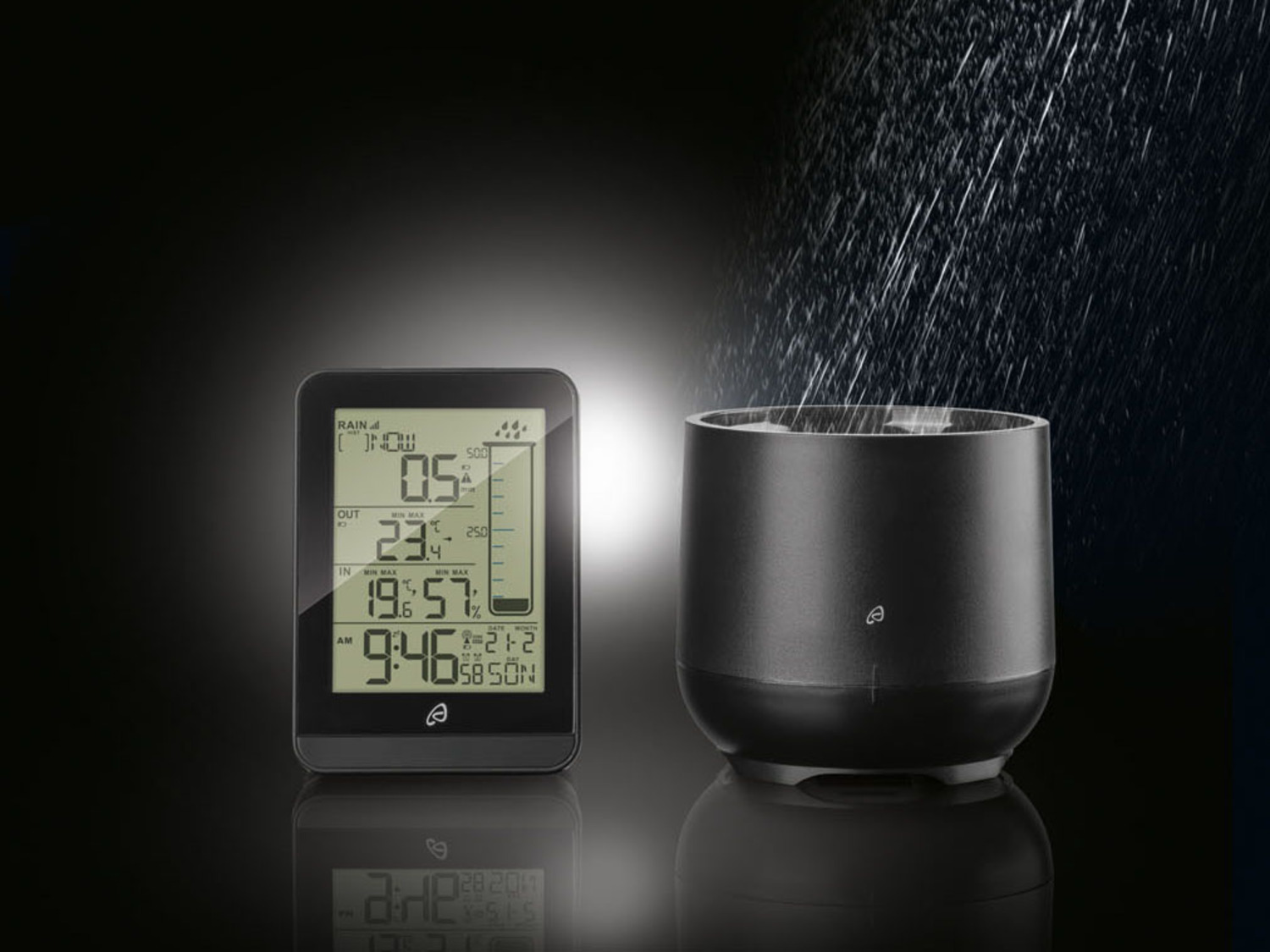 funkuhr mit wetterstation lidl