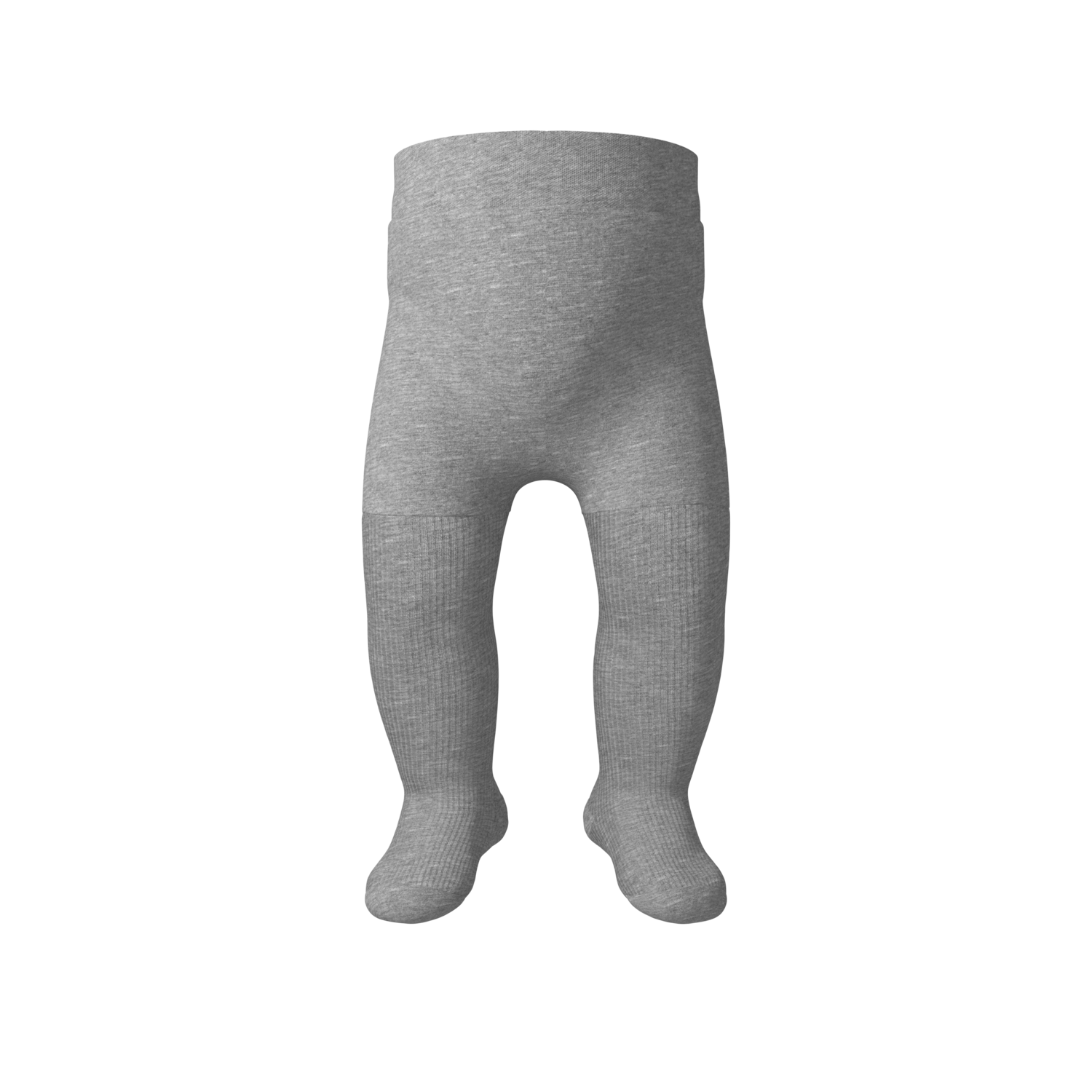 LUPILU® Baby Mädchen Strumpfhose Vollfrottee Thermo, 2 Stück (Grau, 74/80) – Bild 2 von 4