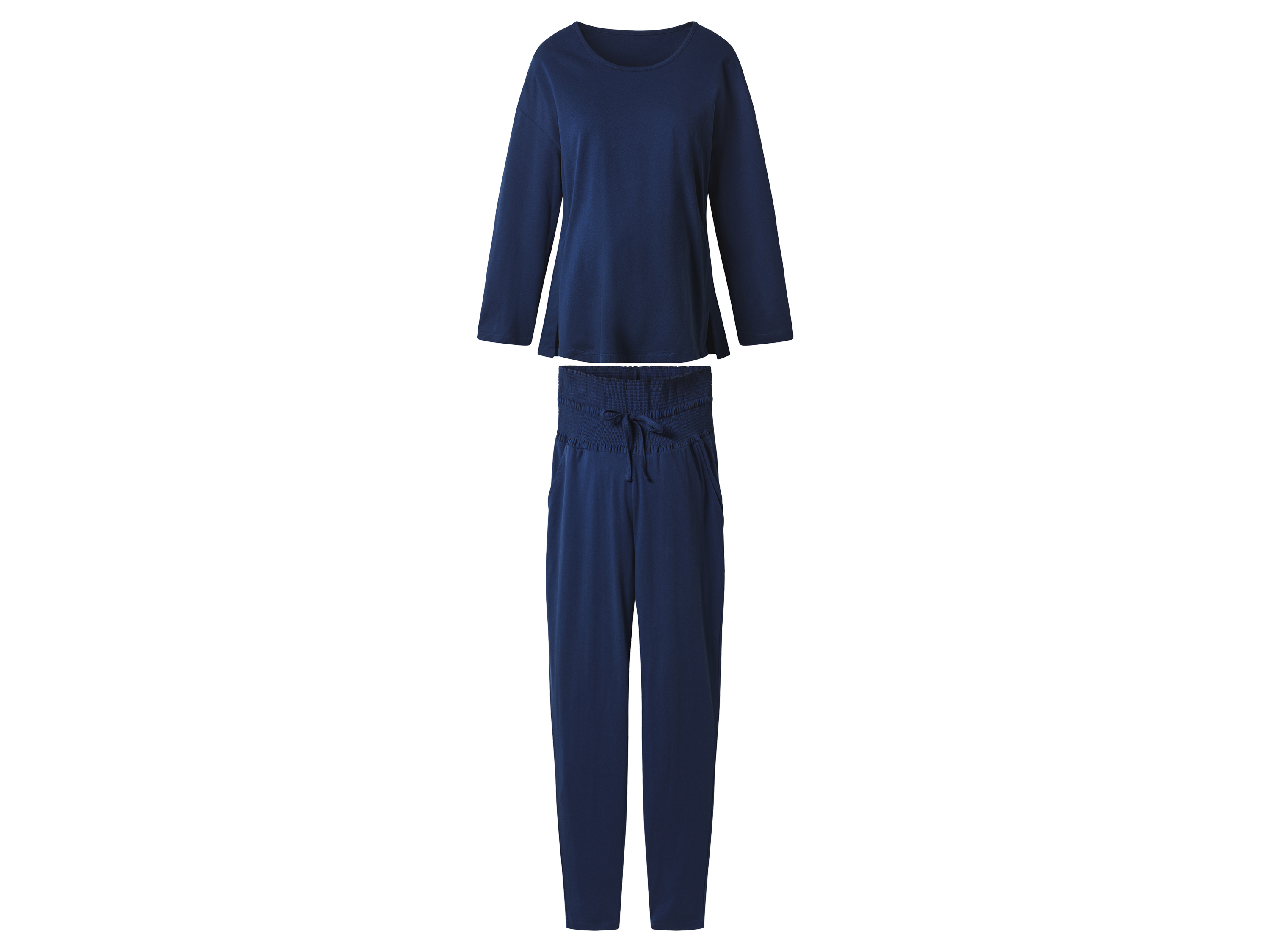 ESMARA® Damen Umstandspyjama (Blau, XS(32/34))