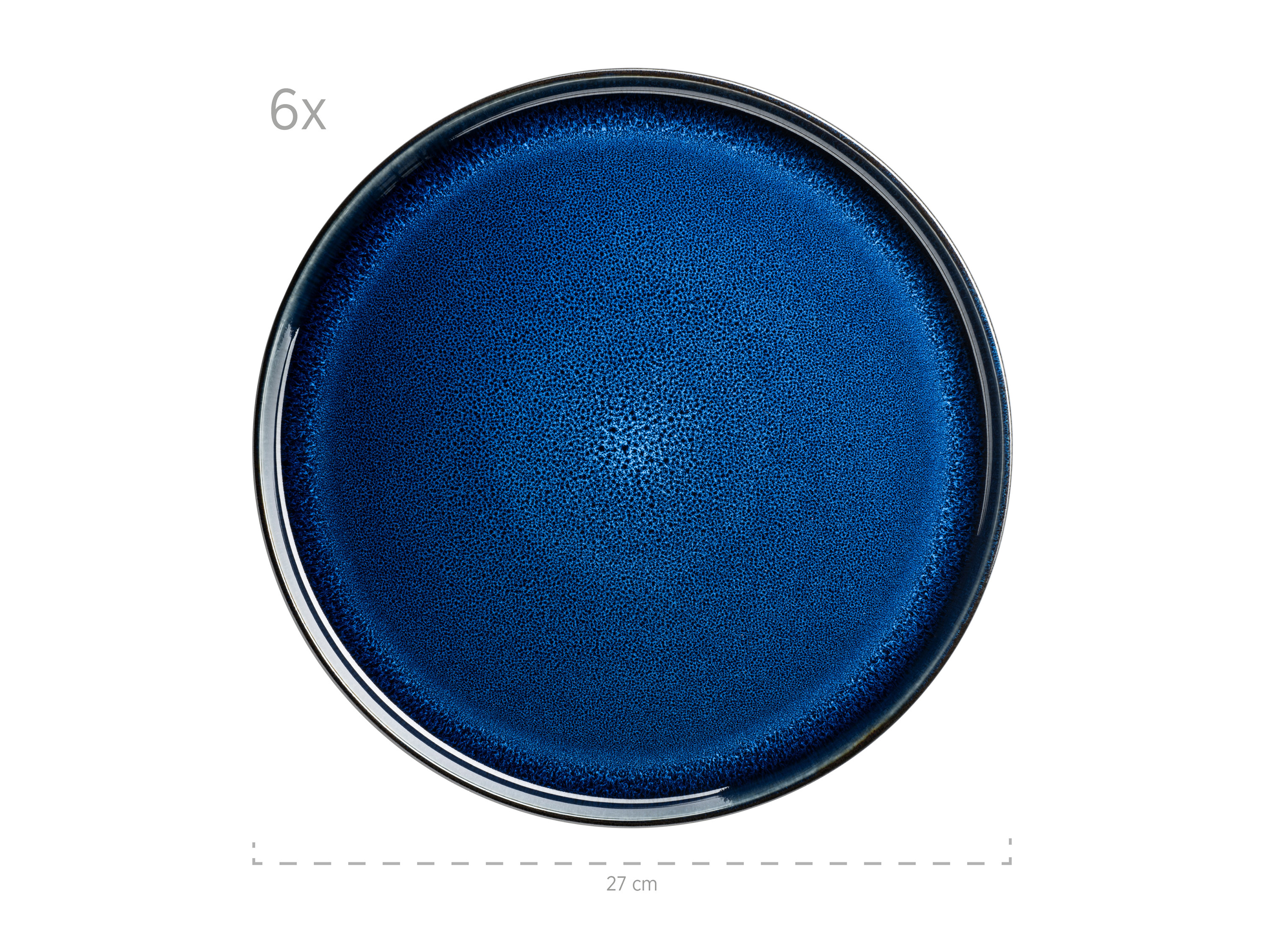 Thumbnail - MÄSER Serie Niara, Tafelservice, 12 tlg (Schwarz / Blau)