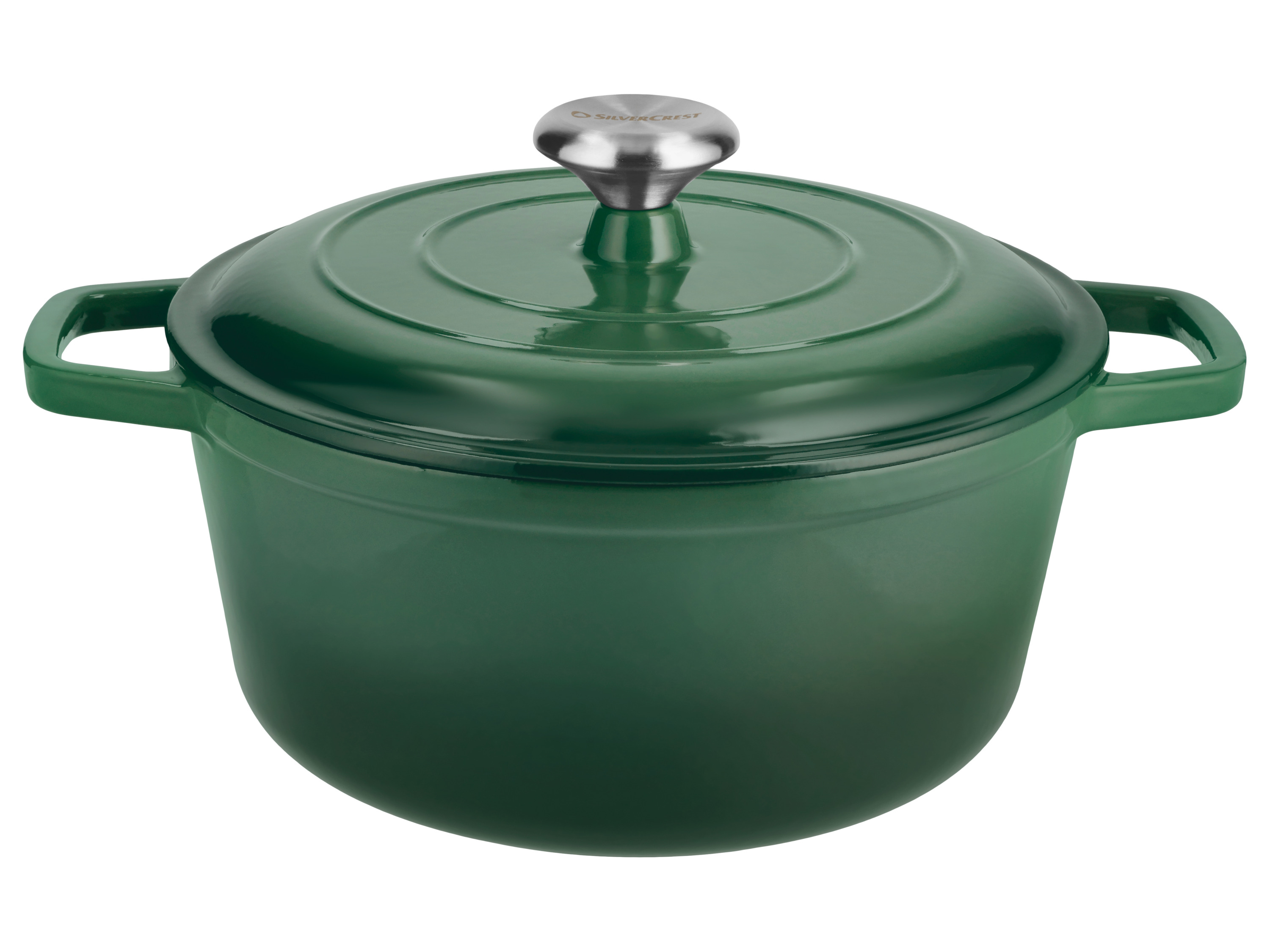 SILVERCREST® Premium-Gusseisentopf, Ø 25 cm (Grün)""
