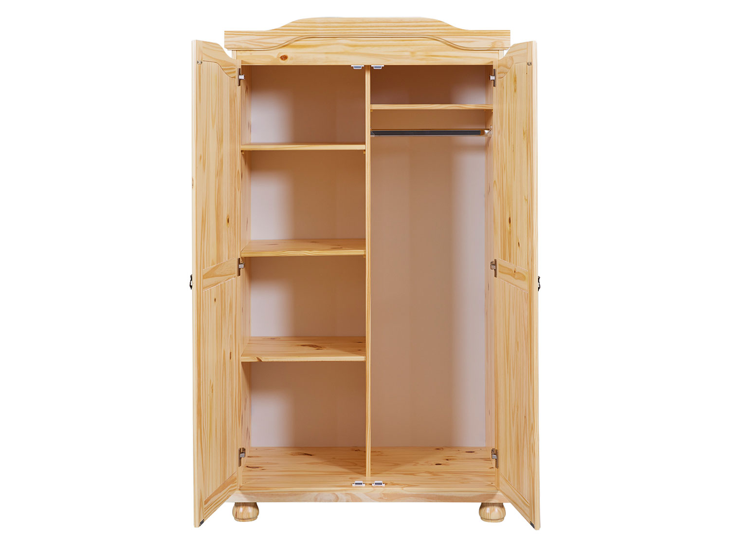 Thumbnail - Inter Link Kleiderschrank im Landhausstil (2-türig, Natur)