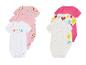 Baby Bodys mit Regenbogen, Blumen und Punkten