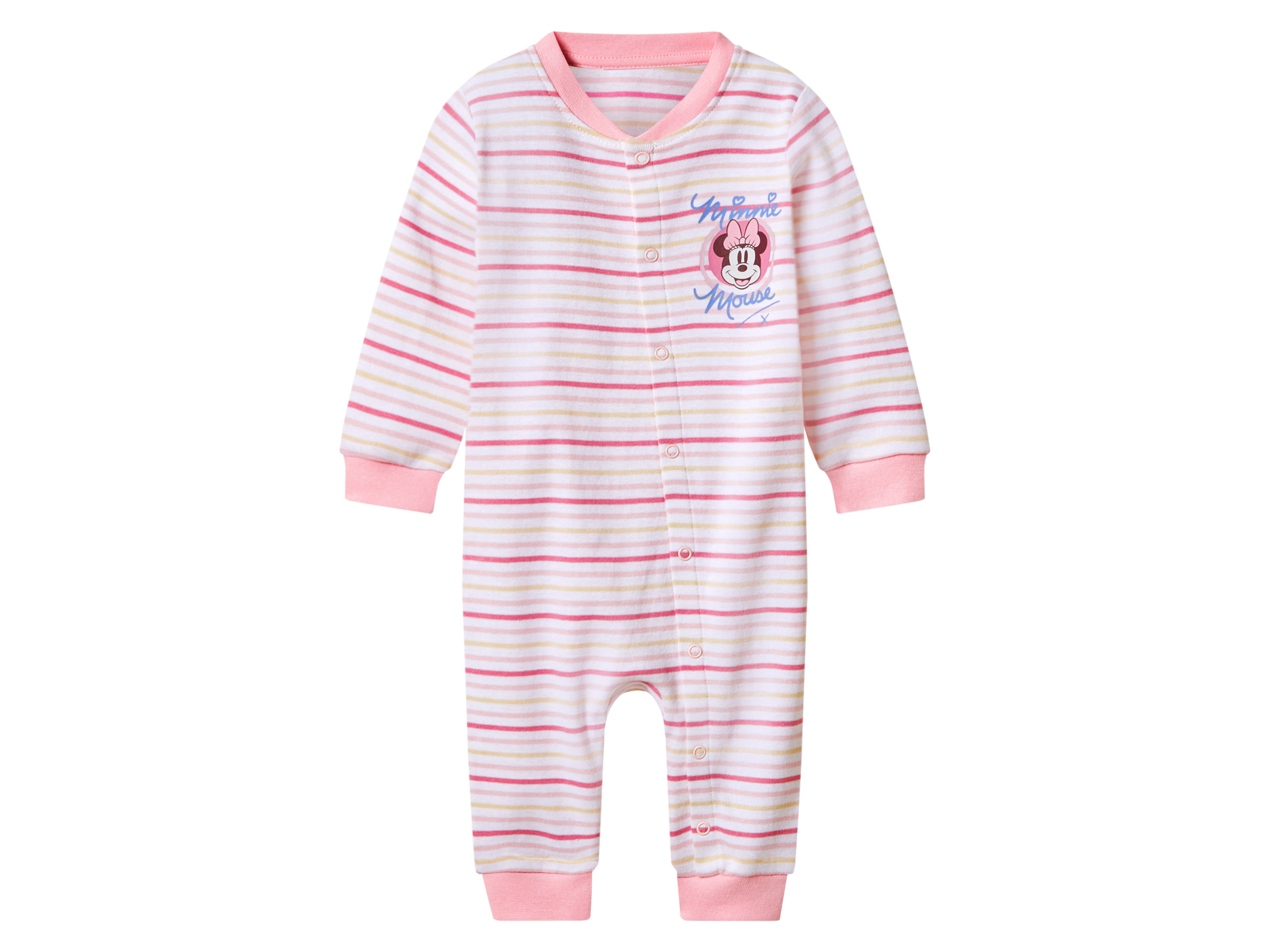 LUPILU® Baby Schlafoverall (Streifen/pink, 62/68)