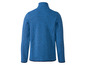 Blaue Fleecejacke mit langen Ärmeln