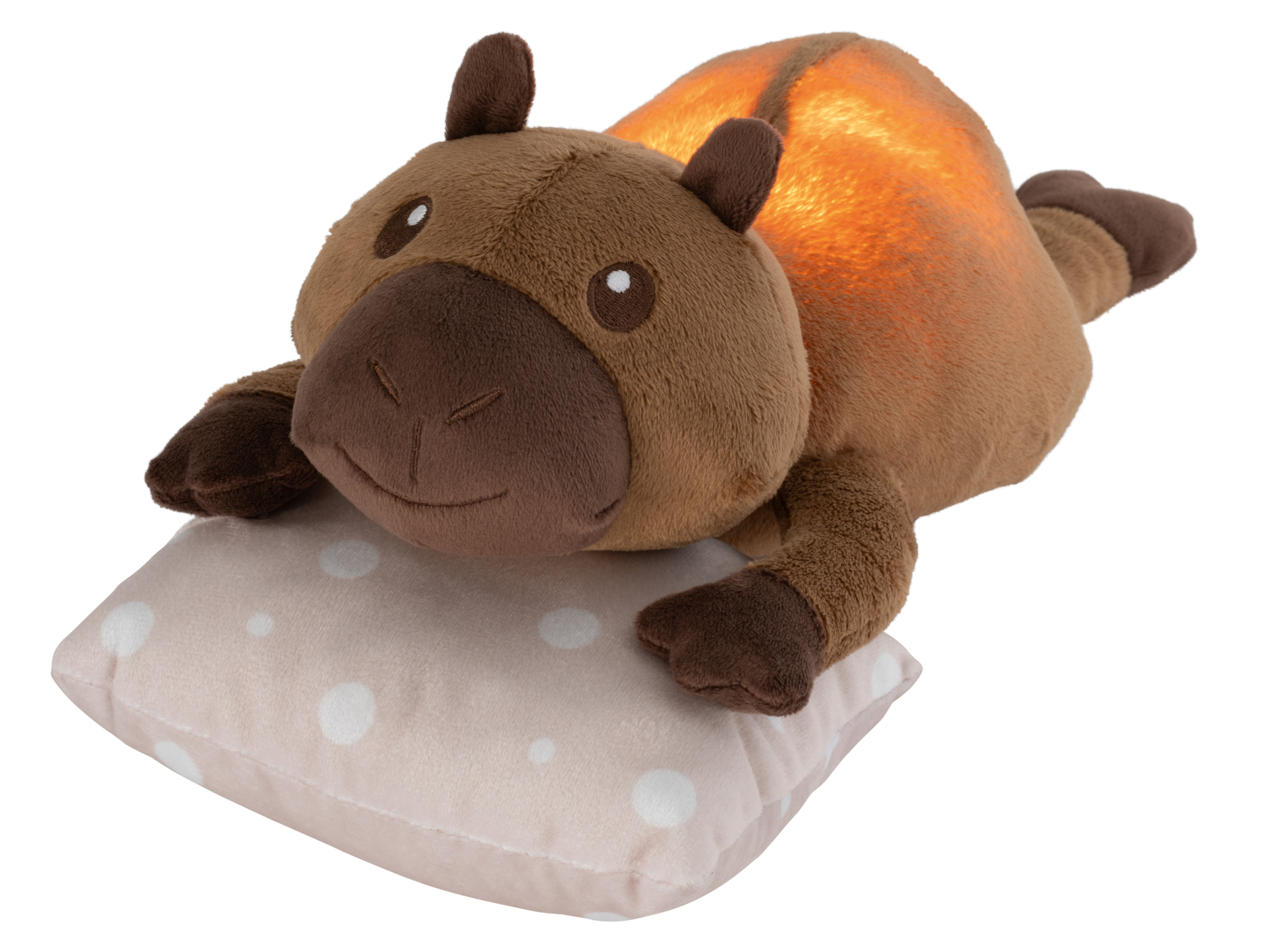 LUPILU® Stofftier mit Nachtlicht (Capybara)