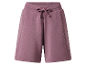 Lila Shorts mit Kordelzug.
