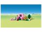 LEGO Minecraft Set mit einem rosa Schweinehaus, Figuren und Tieren.