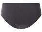 Dunkelgrauer Baumwoll-Damen-Slip, Rückansicht