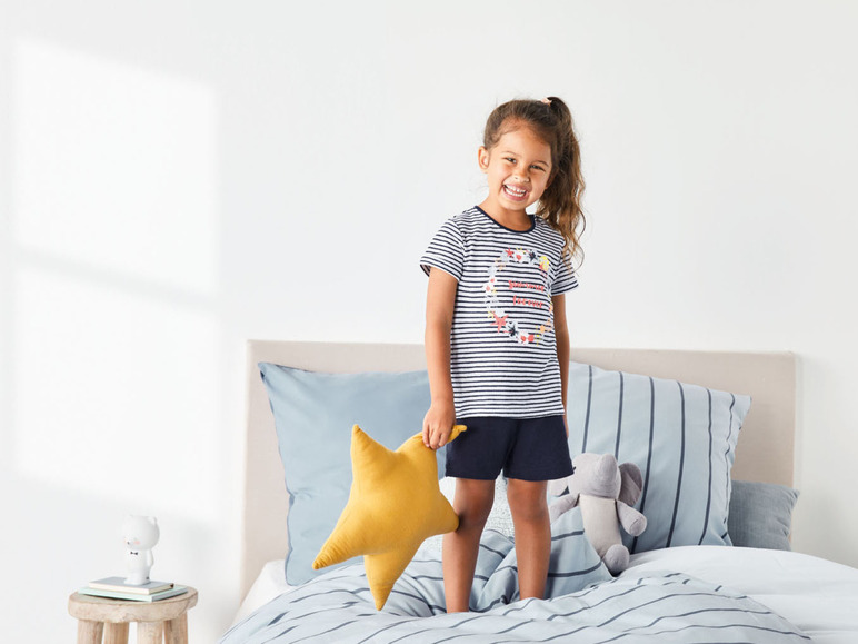 Gehe zu Vollbildansicht: lupilu® Kleinkinder Mädchen Pyjama, reine Baumwolle - Bild 3