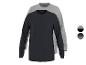 Zwei Herren-Langarmshirts: ein dunkelblaues und ein graues.