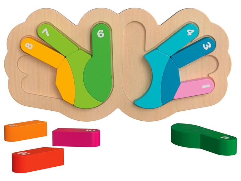 Gehe zu Vollbildansicht: Playtive Lernspiel Montessori Sets, aus Echtholz - Bild 7