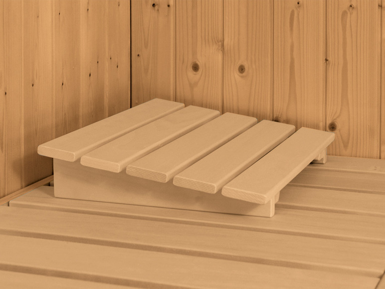 Gehe zu Vollbildansicht: Karibu Indoor-Sauna »Oslo«, mit Eckeinstieg, 9 kW Ofen - Bild 25