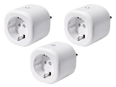 SILVERCREST® Smart Home-Zwischenstecker 3er-Set, kompatibel mit der Lidl Home App